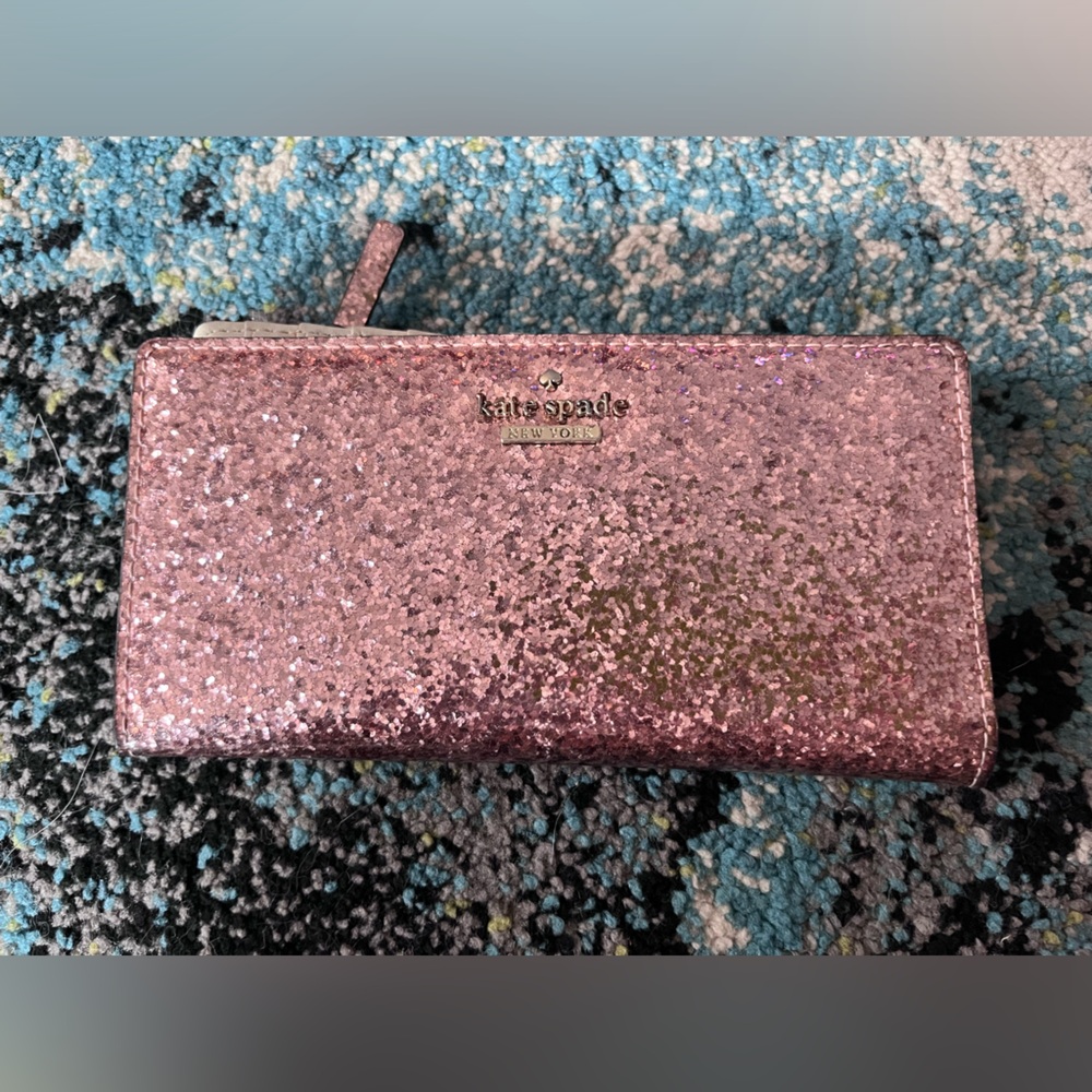 Kate spade glitter wallet